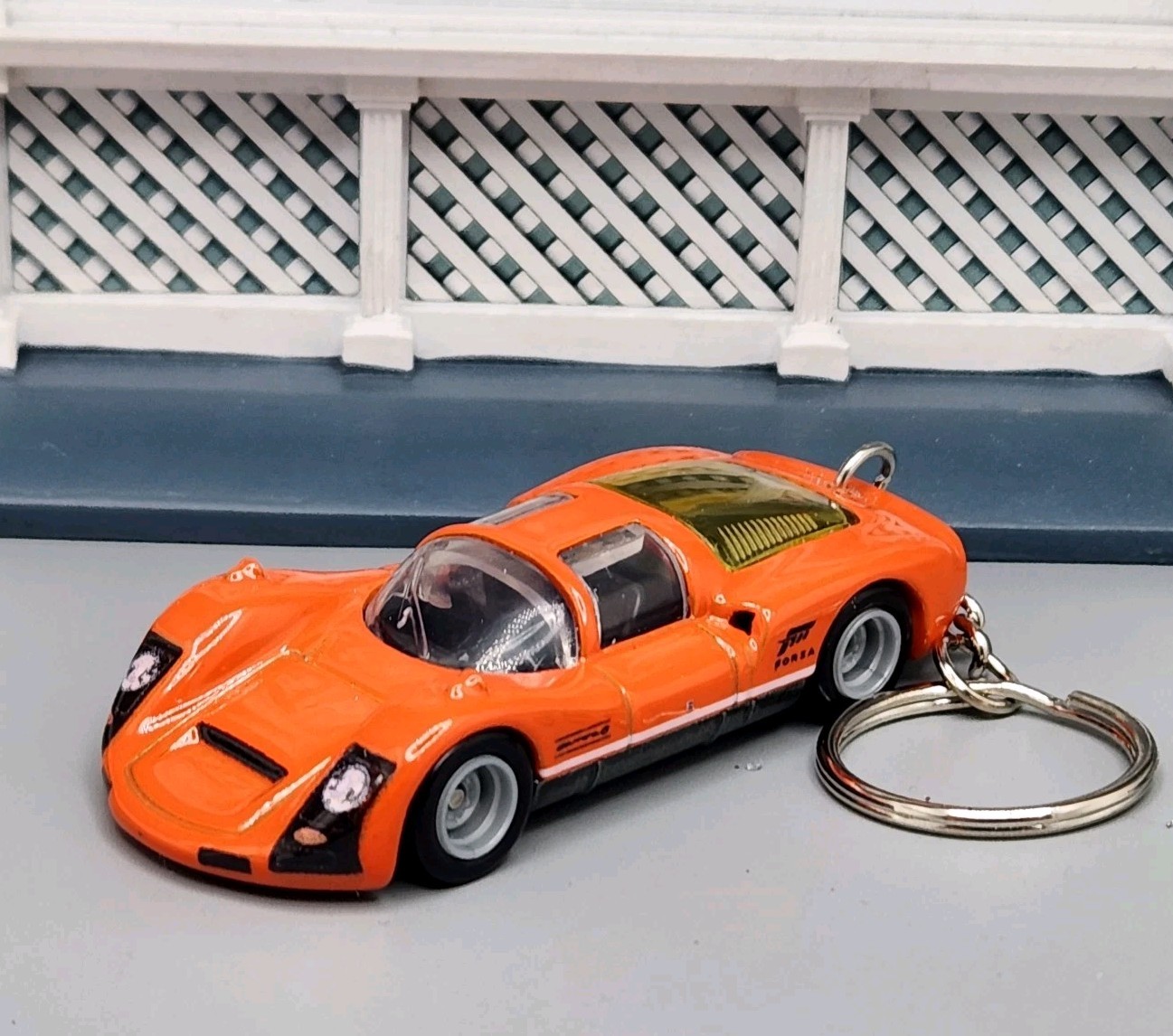 1966 Porsche 906 Carrera 6 Orange Custom 1/64 Scale Diecast 🎁AWESOME GIFT🎁