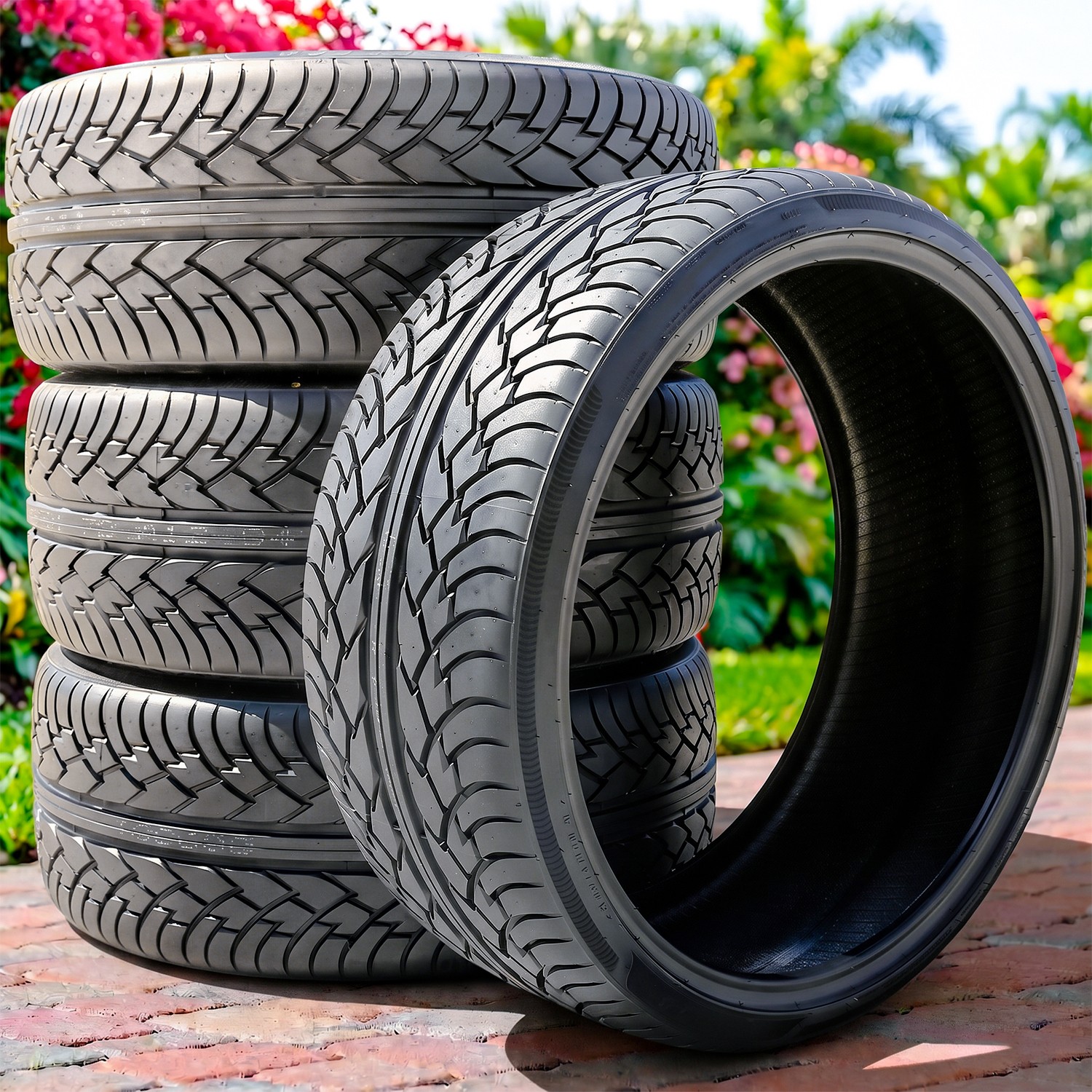 4 Dcenti D9000 295/30R26 ZR 107W XL All Season Tires 40k Mi Warranty 320AA