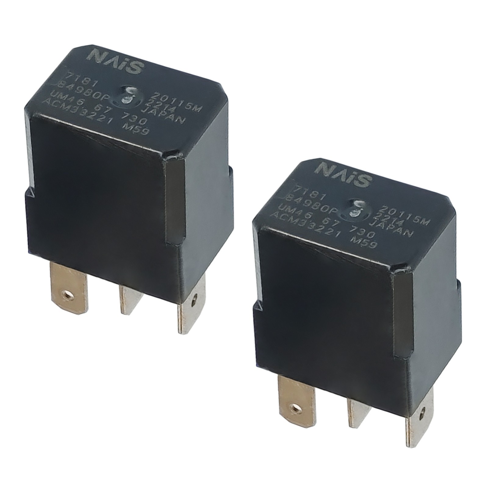 2Pc/Set ACM33221 M59 30A Multipurpose Automotive Relay 12VDC 4Pins CM1-aF-12VDC