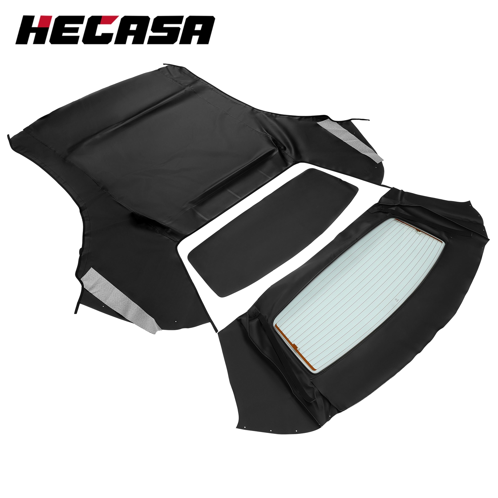 For Ford Mustang 1994-2004 Convertible Soft Top w/Heated Glass Window Black For Ford Mustang 1994-2004 Convertible Soft Top w/Heated Glass Window Black