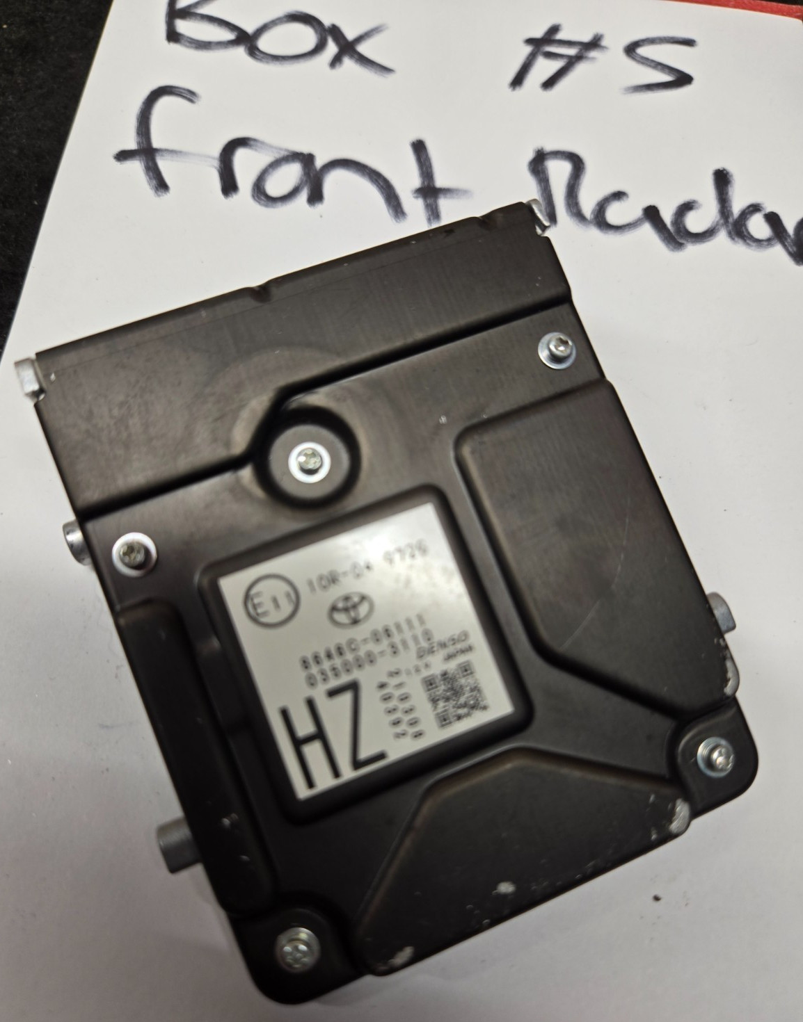 2017-2020 Nissan Pathfinder Front Radar Sensor OEM 28438-6KA0A Bosch MRR1Plus