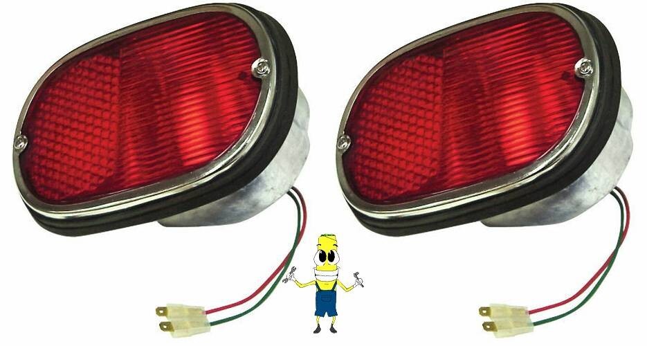 Empi Red Tail Light Assembly for VW Bus 1962-1971 Left/Right