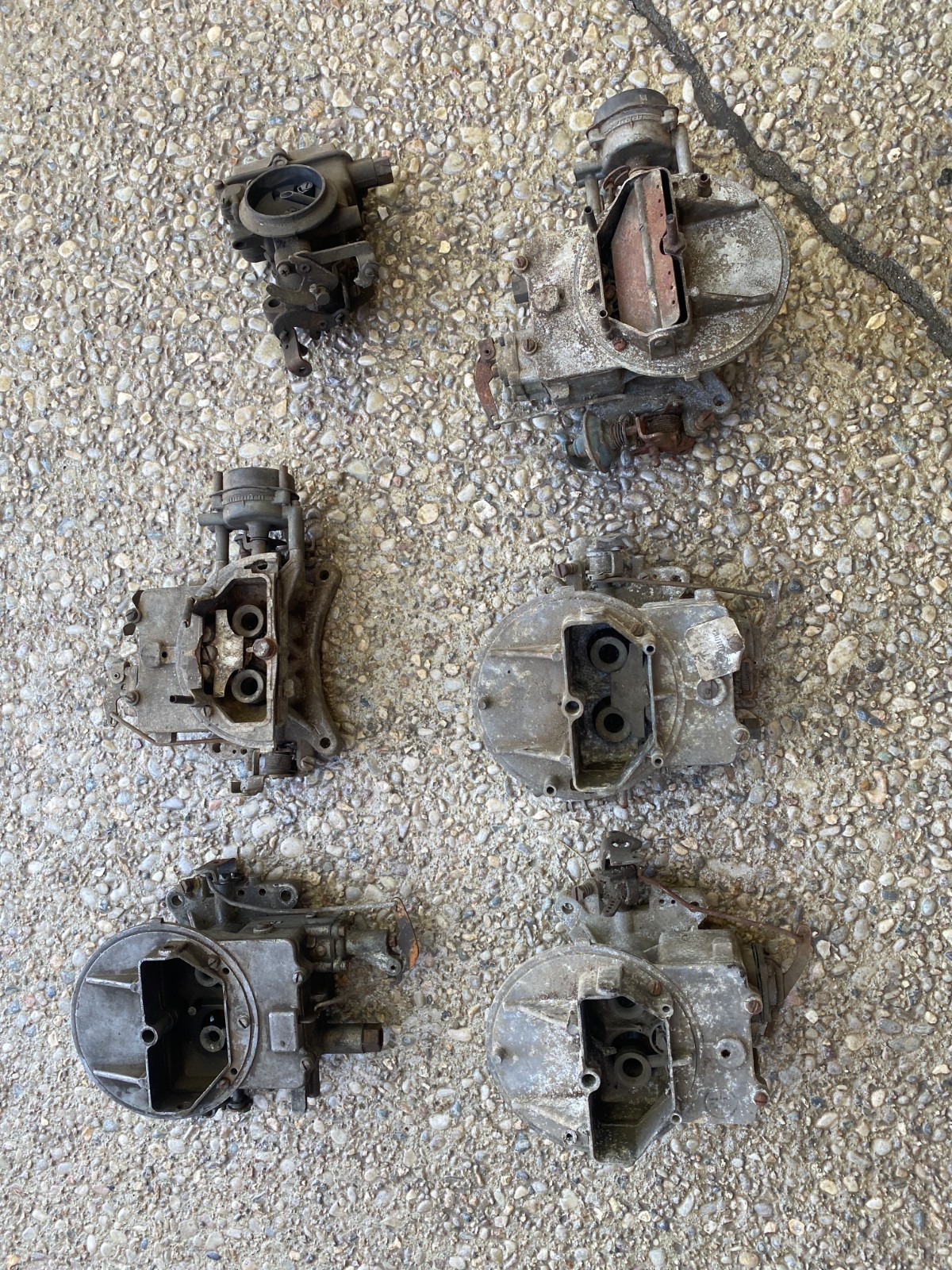 6 Vintage Ford/Holley 1 and 2-Barrel Carburetors - Holley, FoMoCo, Autolite Era