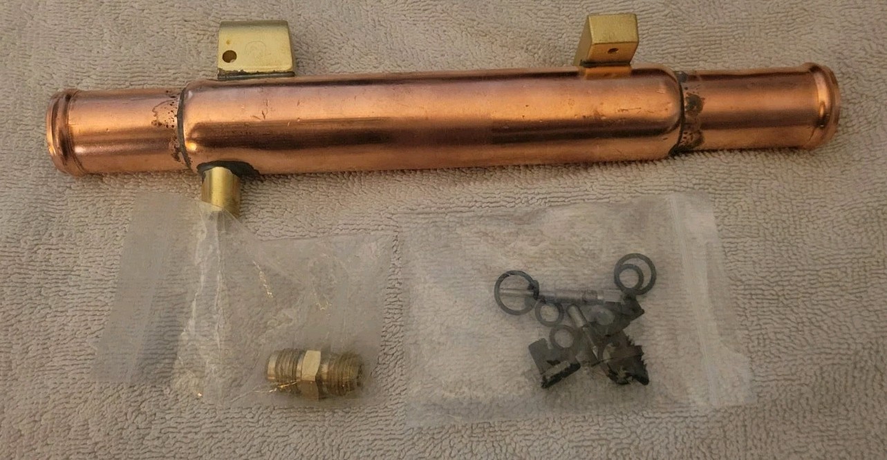 For Mercury/MerCruiser Fuel Pump Cooler Kit 8M0125852 / 861156A03 copper pipe