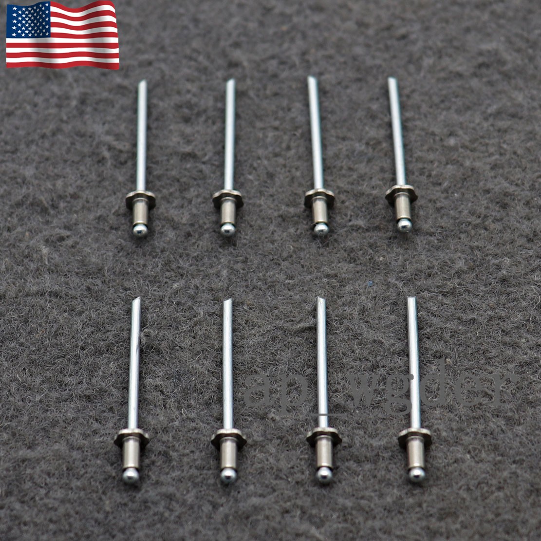 8x Nos Dash Rivets Stainless Steel Fits GM Ford Chrysler AMC VIN Door Tag New 8x Nos Dash Rivets Stainless Steel Fits GM Ford Chrysler AMC VIN Door Tag New