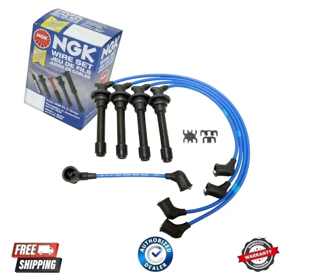 NEW NGK 6399 Spark Plug Wires Set of 4 fits Nissan Sentra 1991-1994