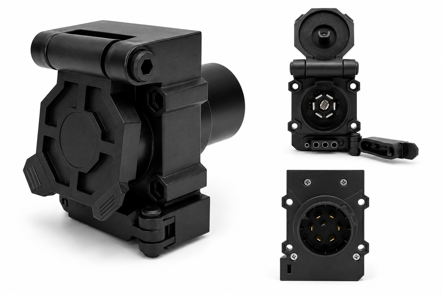 Multi-Tow 7 Blade and 4 Flat Vehicle Receiver (Replaces Hopkins 40950)