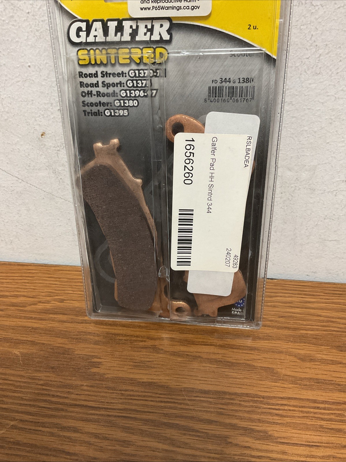 Galfer HH Sintered Brake Pads FD344G1380