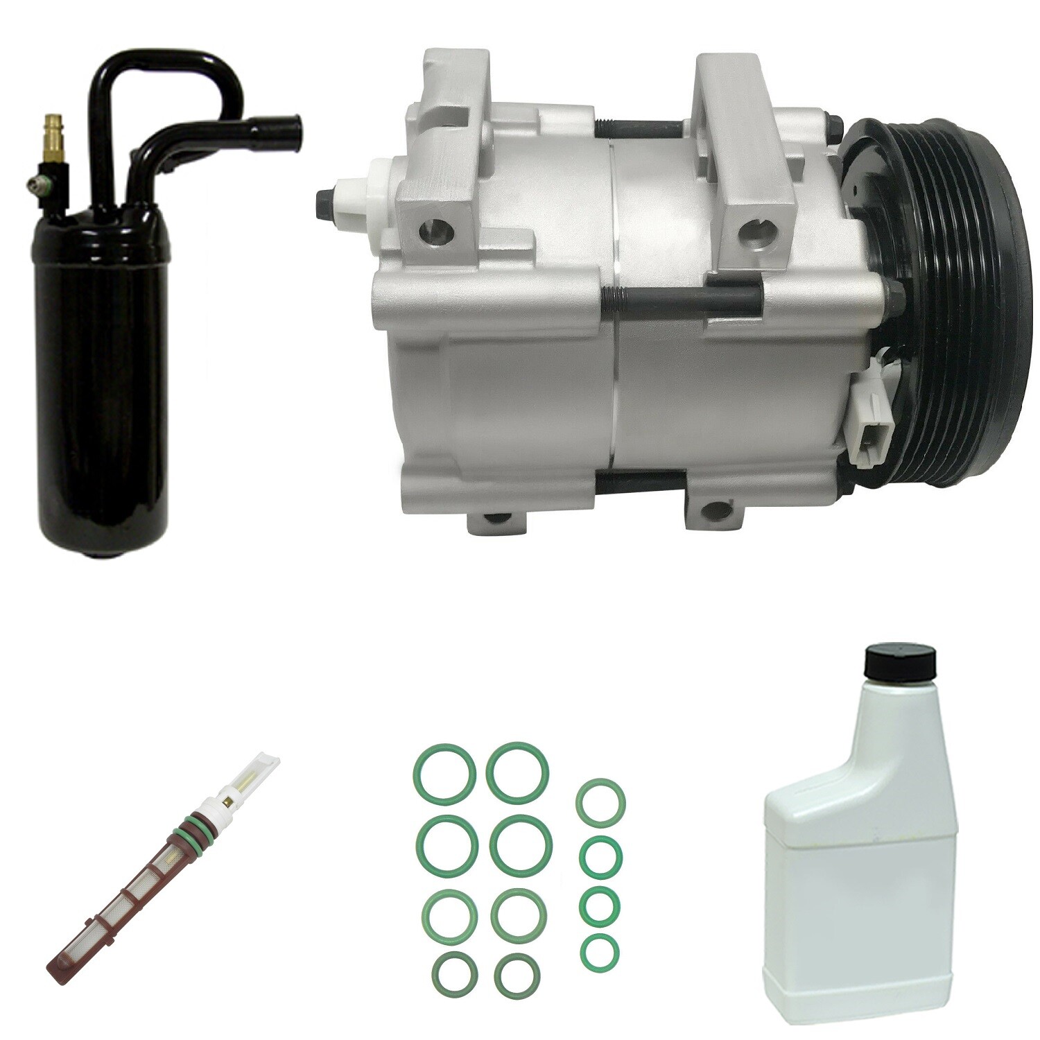 Reman AC Compressor Kit Fits Ranger 2.3L 03 04 05 2006 2007 2008 2009 2010 2011