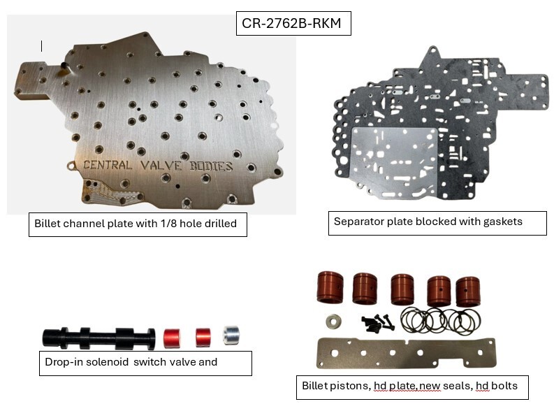 Valve Body Rebuild Kit, 65RFE, 66RFE, 68RFE , 2010-2018, Blocked, Billet Valve Body Rebuild Kit, 65RFE, 66RFE, 68RFE , 2010-2018, Blocked, Billet