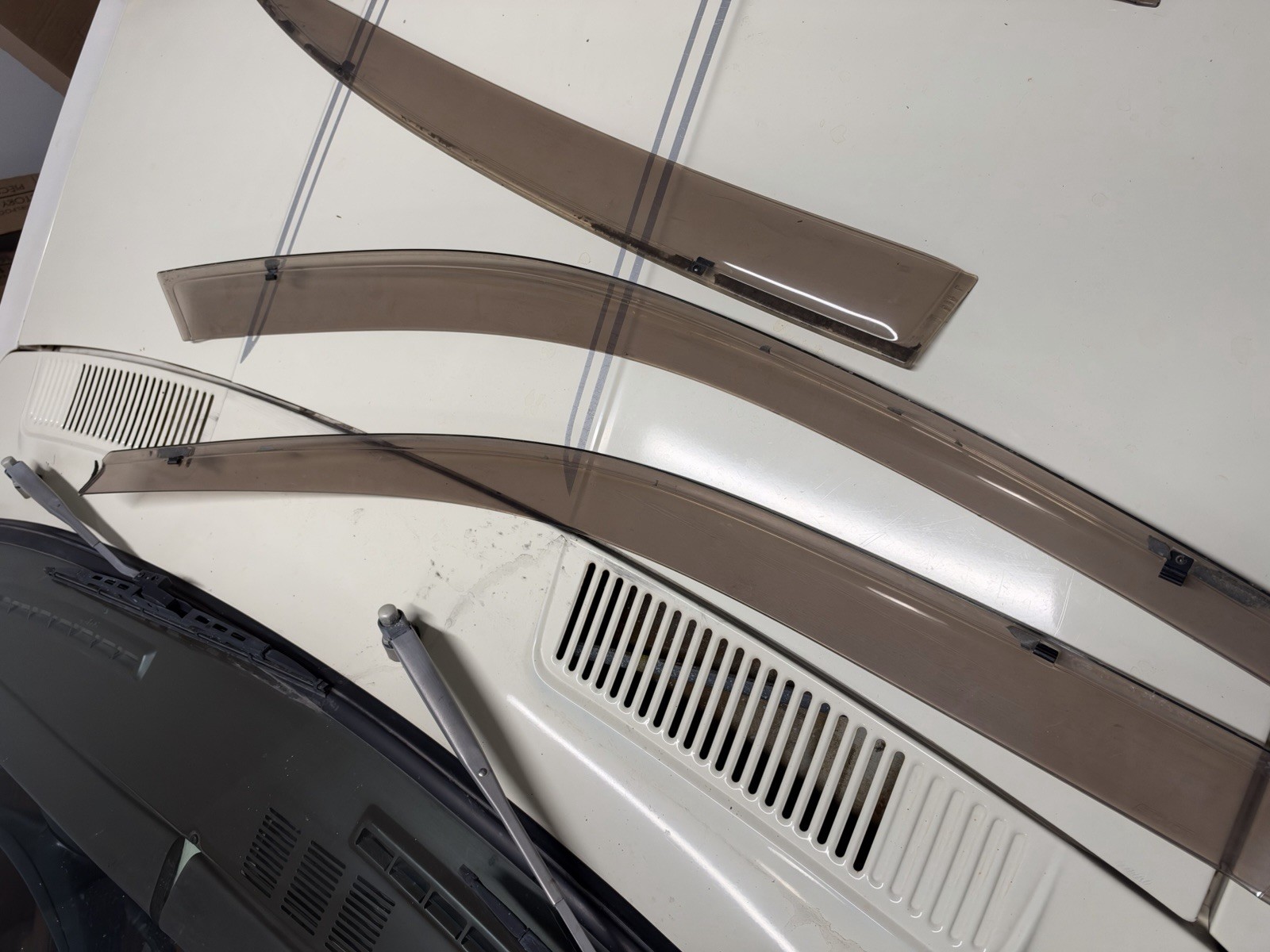 USED Toyota OEM Aristo JZS160 JZS161 Lexus GS300 GS400 Side Door Visor Set JDM USED Toyota OEM Aristo JZS160 JZS161 Lexus GS300 GS400 Side Door Visor Set JDM