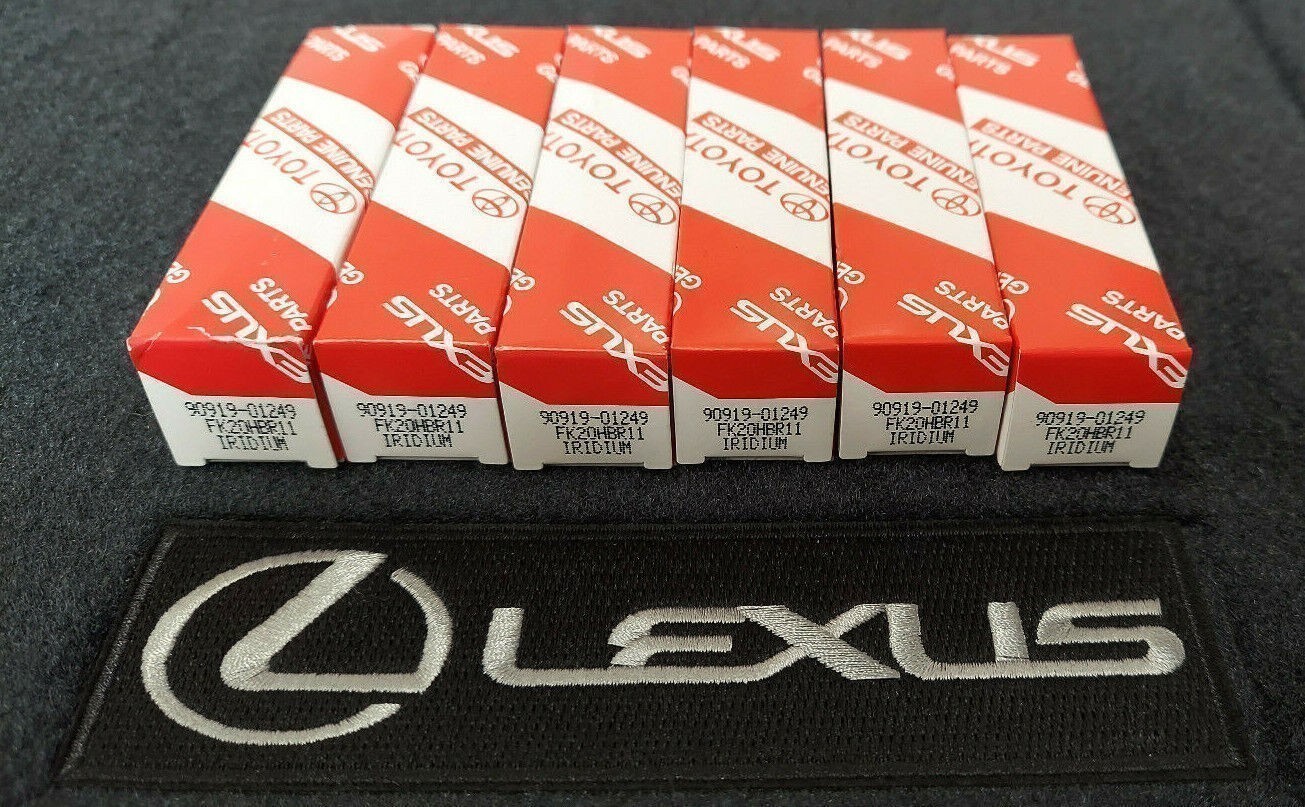 LEXUS OEM FACTORY SPARK PLUG SET 06-18 IS300/350 RC300/350 GS 90919-01249 3.5 V6
