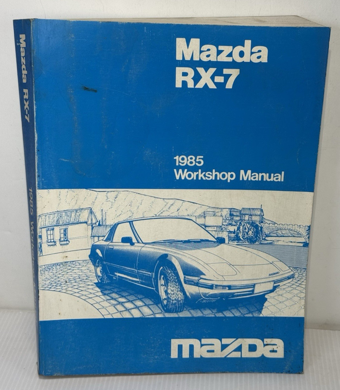 OEM 1985 Mazda RX-7 RX7 Workshop Service Manual 85 Original Repair Book