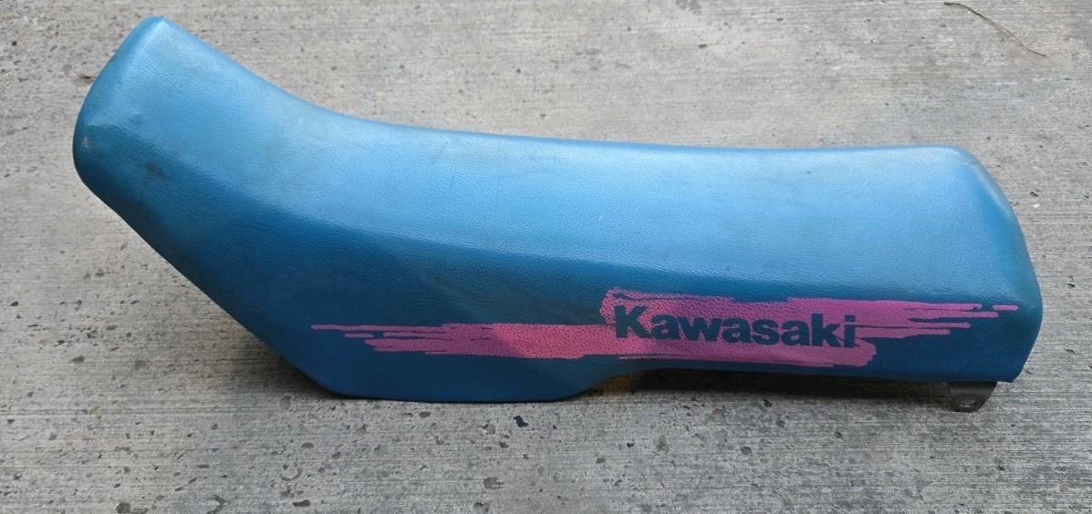 OEM Kawasaki Low Seat -  53001-1633-MZ for 89-93 KX125, KX250 & 88-04 KX500