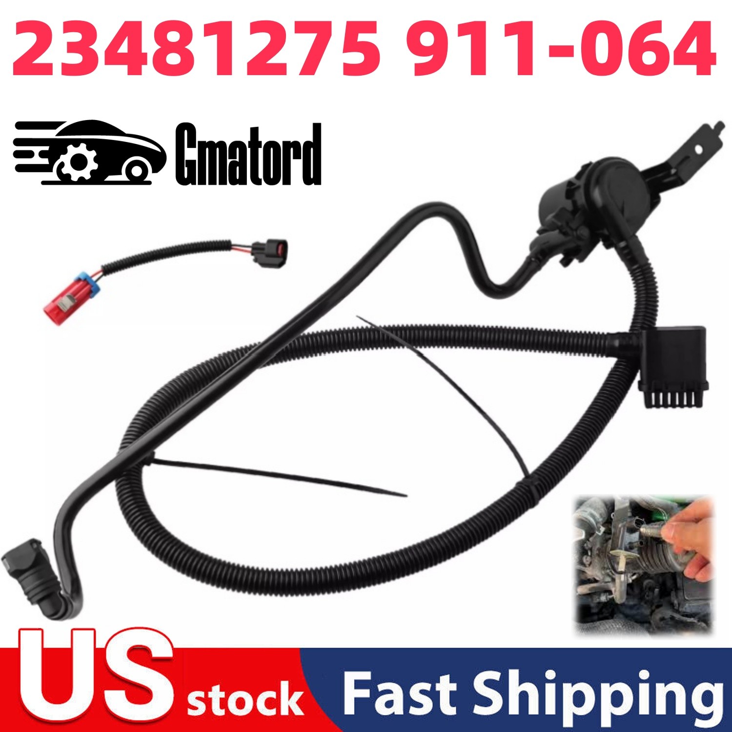 1* EVAP Canister Solenoid Vent Valve For 2007-2014 Yukon Tahoe Escalade Suburban