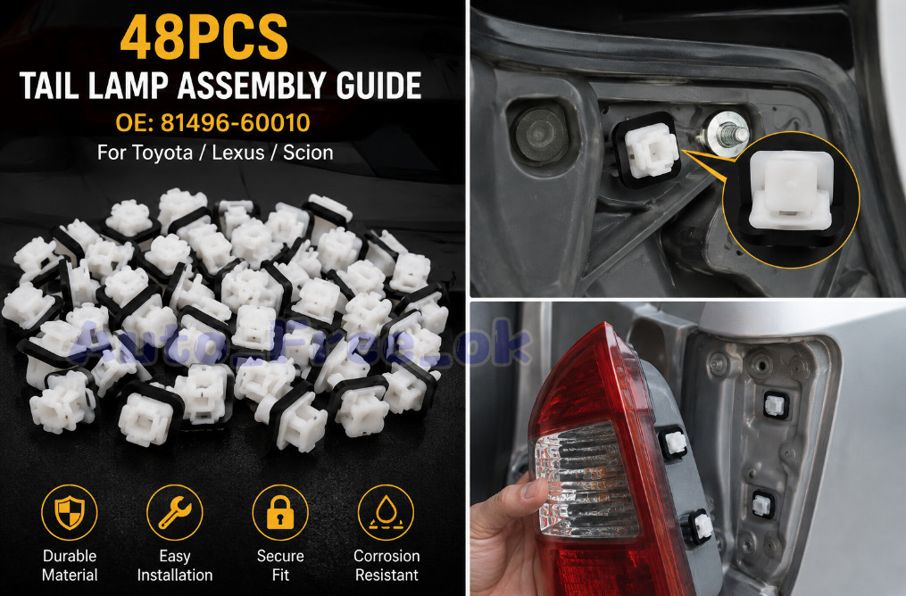 New 48Pcs For Toyota Lexus Scion Tail Lamp Assembly Guide 81496-60010