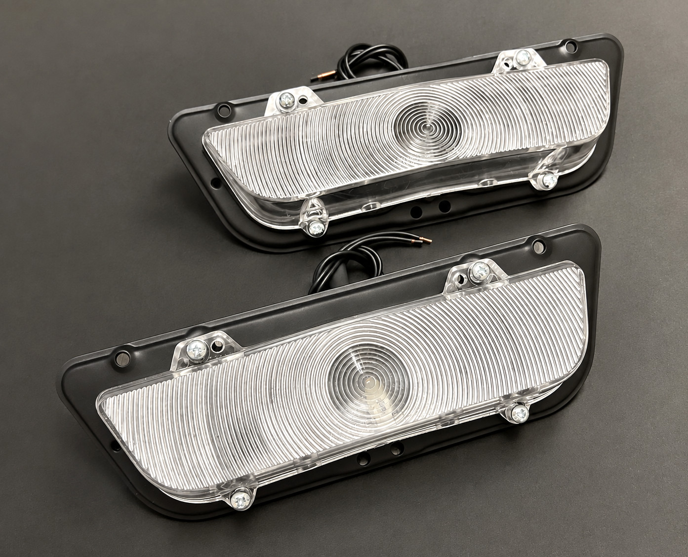 1960 Chevy Impala Bel Air Biscayne El Camino Clear Parking Lamp Assembly LH RH 1960 Chevy Impala Bel Air Biscayne El Camino Clear Parking Lamp Assembly LH RH
