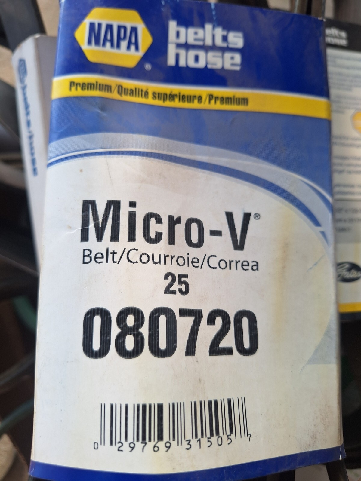 NAPA Micro-V AT Belt 080720