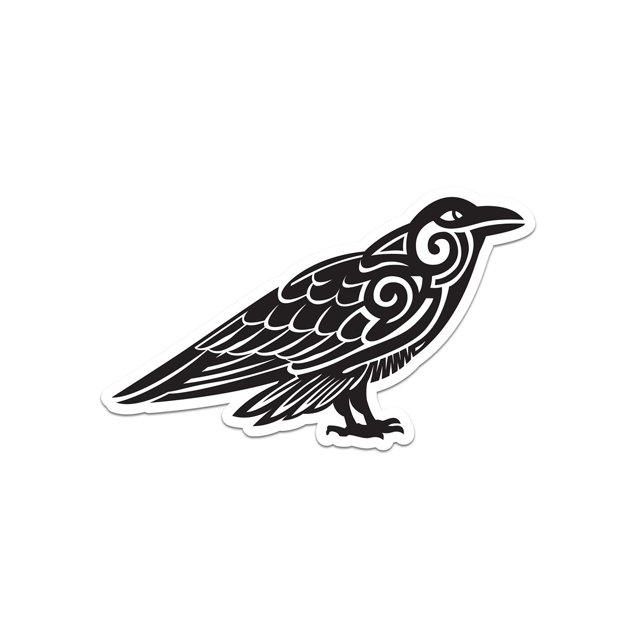 Norse Mythology Viking Raven Sticker Decal