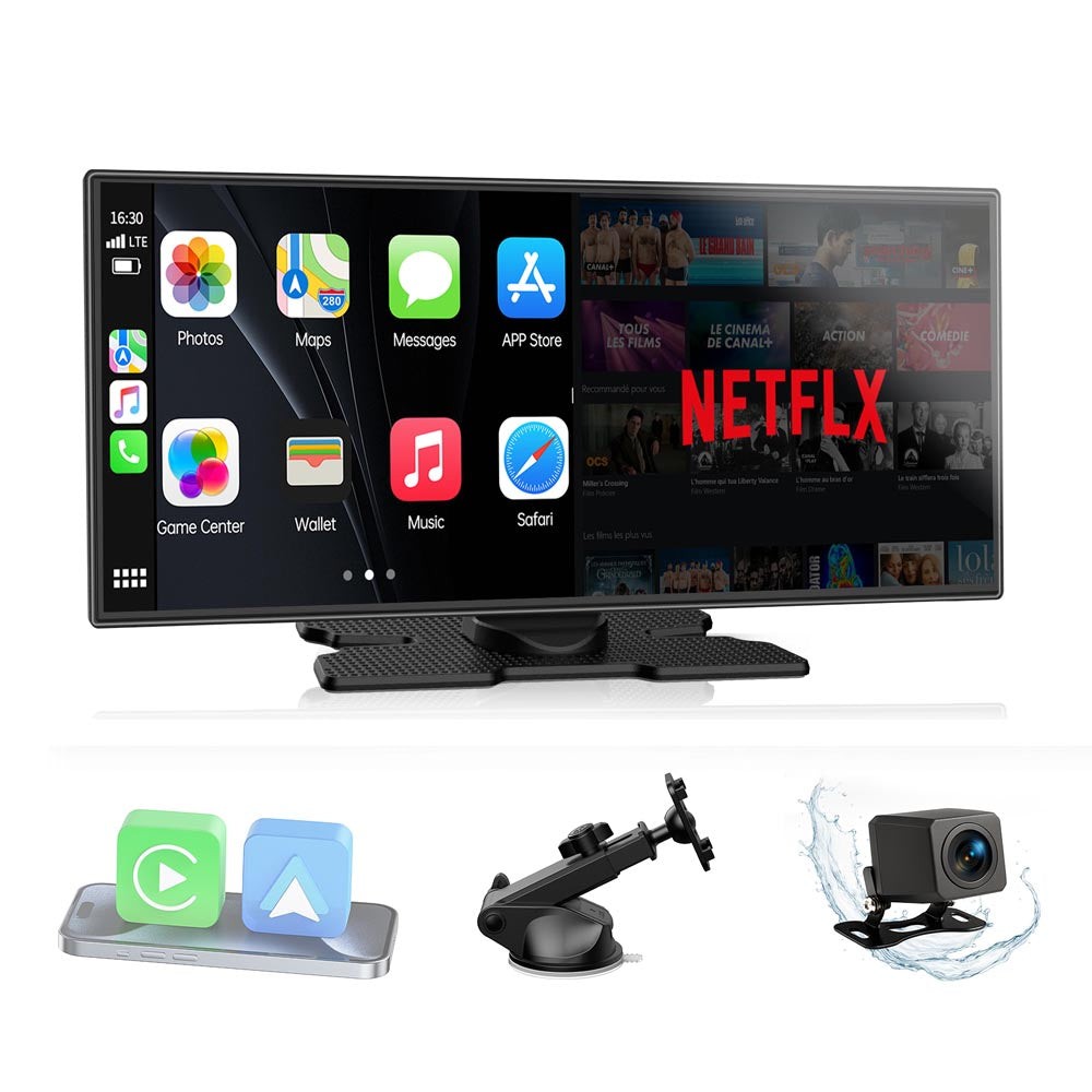 Wireless Portable Carplay Screen for Car- 10.25