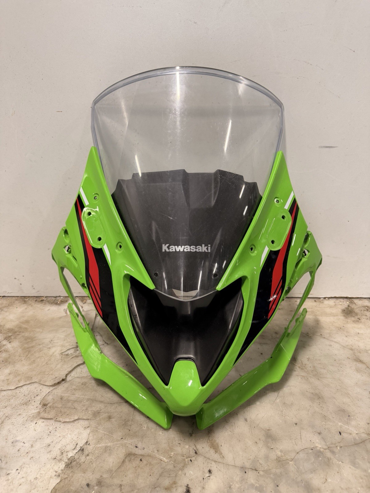 2022 19-23 KAWASAKI NINJA ZX6R ZX636 FRONT UPPER HEADLIGHT FAIRING COWLING OEM