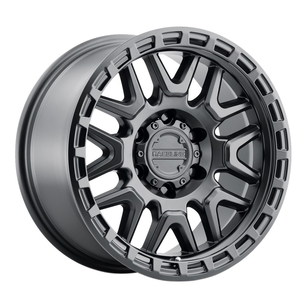 RACELINE 953 Krank Rim 18X9 6X139.7 Offset 18 Satin Black (Quantity of 1)
