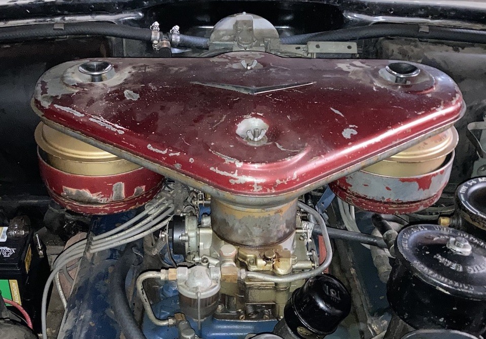 1955,1956 Cadillac Eldorado Complete 2x4 Dual Quad Setup 
