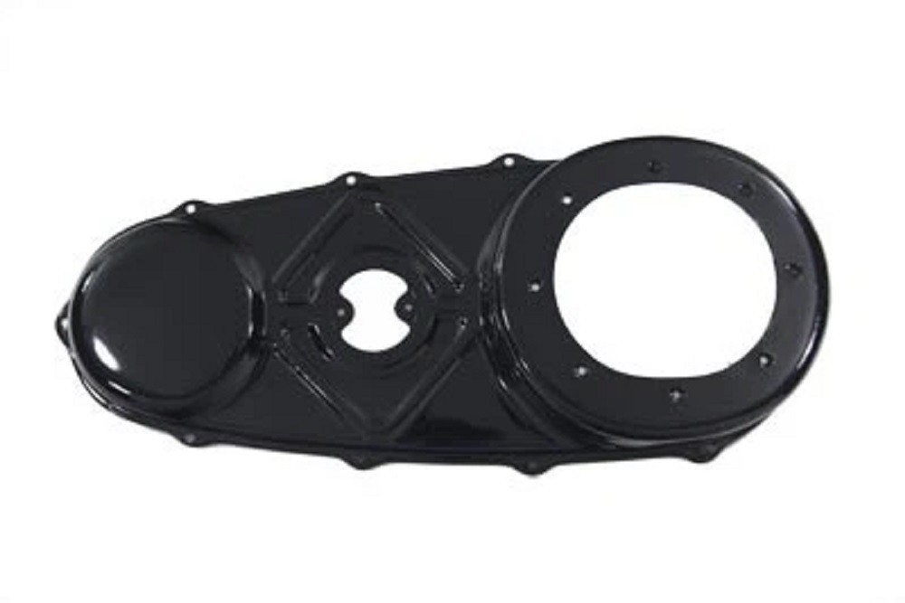 V-Twin Replica Outer Primary Cover Matte Black fits Harley Davidson 42-3754