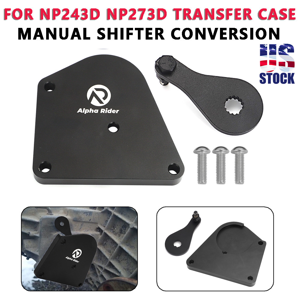 US Aluminum NP243D NP273D Transfer Case Manual Shifter Conversion For Dodge Ram US Aluminum NP243D NP273D Transfer Case Manual Shifter Conversion For Dodge Ram