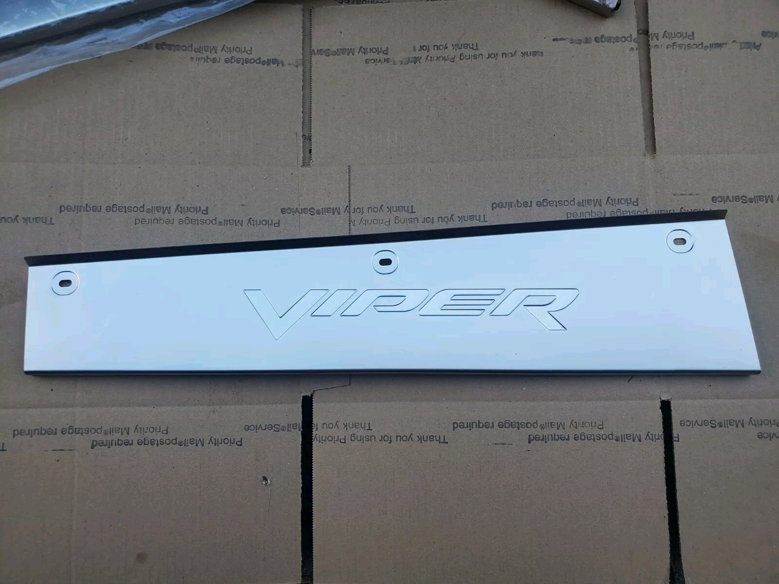 2003- 2006 Dodge Viper Metal Sill Plate OEM JT3 2003- 2006 Dodge Viper Metal Sill Plate OEM JT3