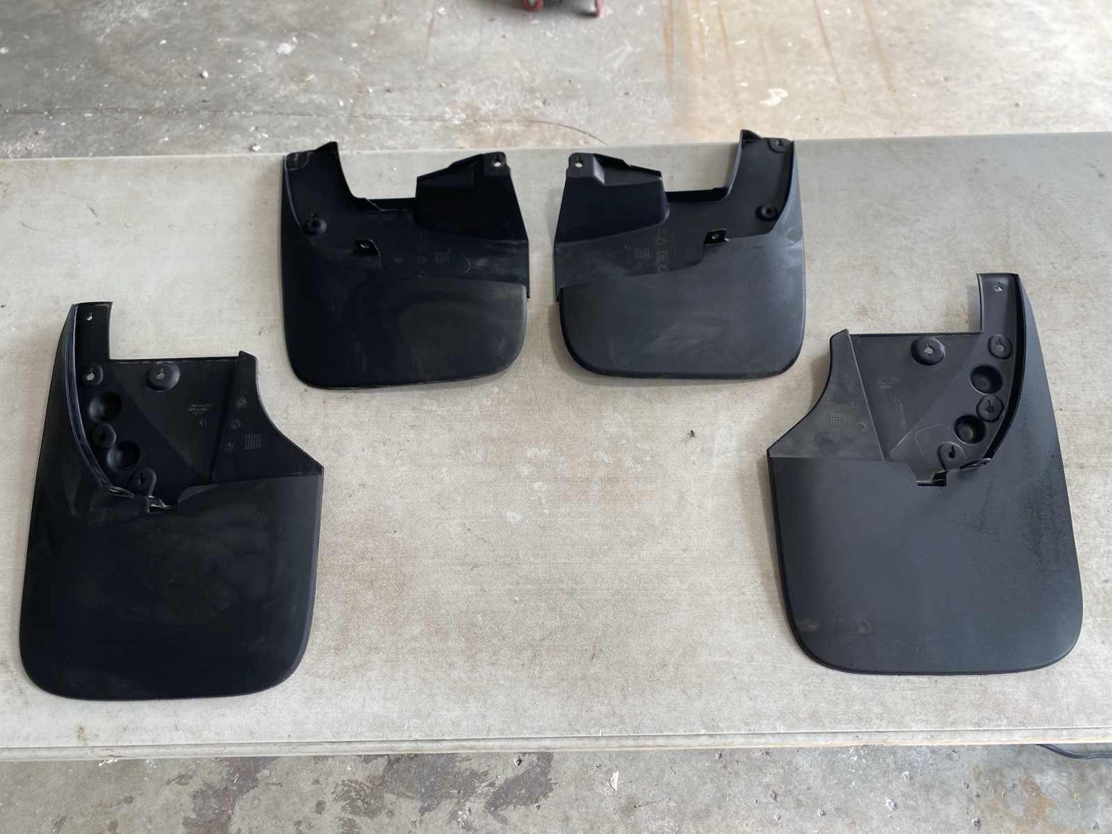OEM 2014-2021 Toyota TUNDRA Front And Rear Mud Flaps Stone Guards Set.