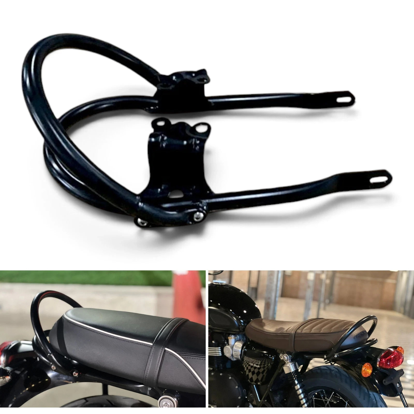 Detachable Passenger Grab Rail Bar for Triumph Bonneville T100 T120 17-26