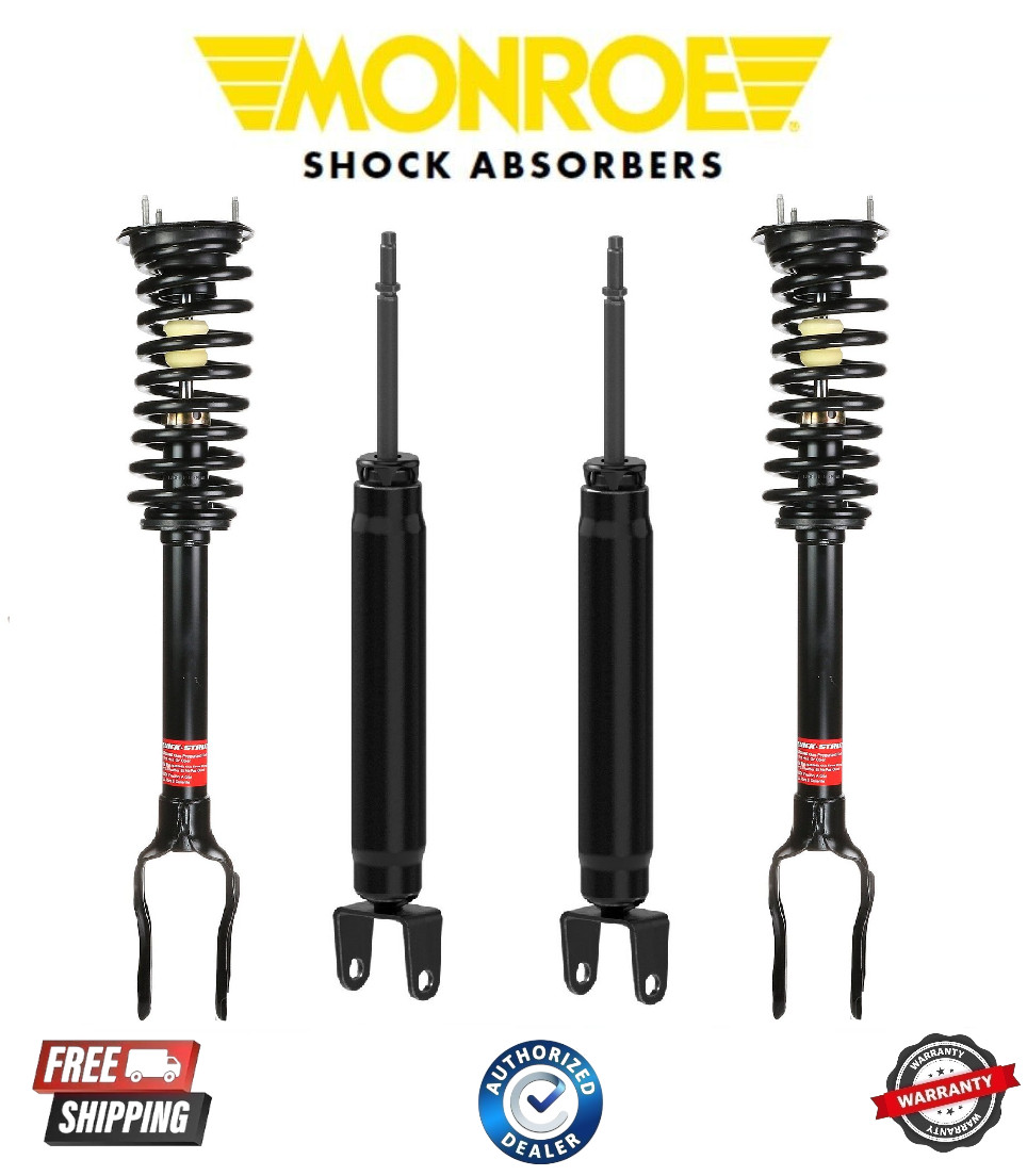 Complete Monroe Front Struts & Rear Shocks For 2011-2015 Jeep Grand Cherokee