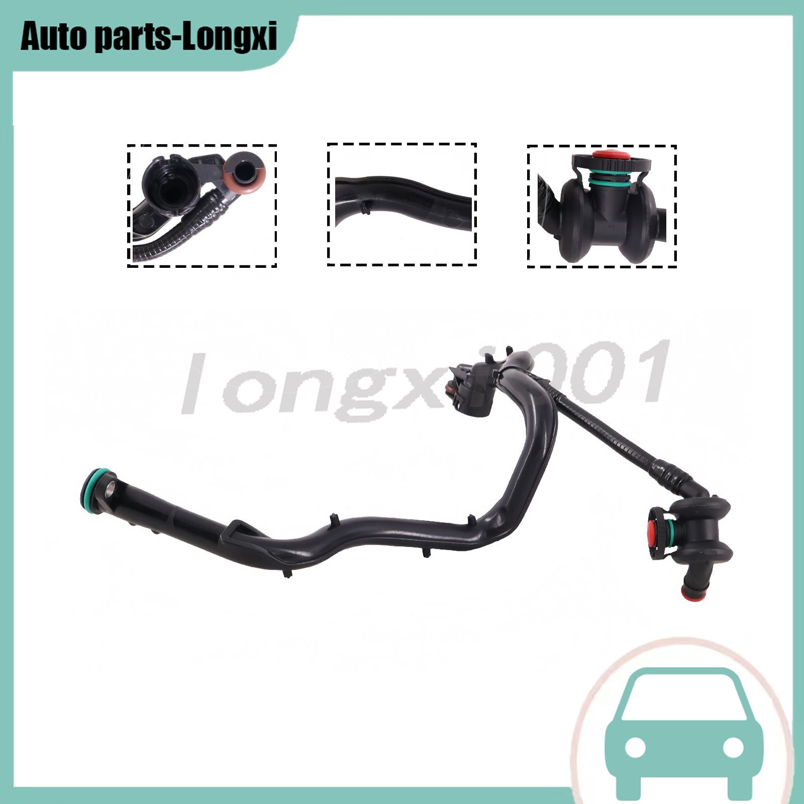 2760182300 Fits For Mercedes-Benz C43 AMG 2017-2023 Breather Bleed Hose US Stock