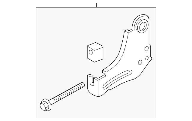 Genuine Hyundai Adjust Bracket 37460-2B006