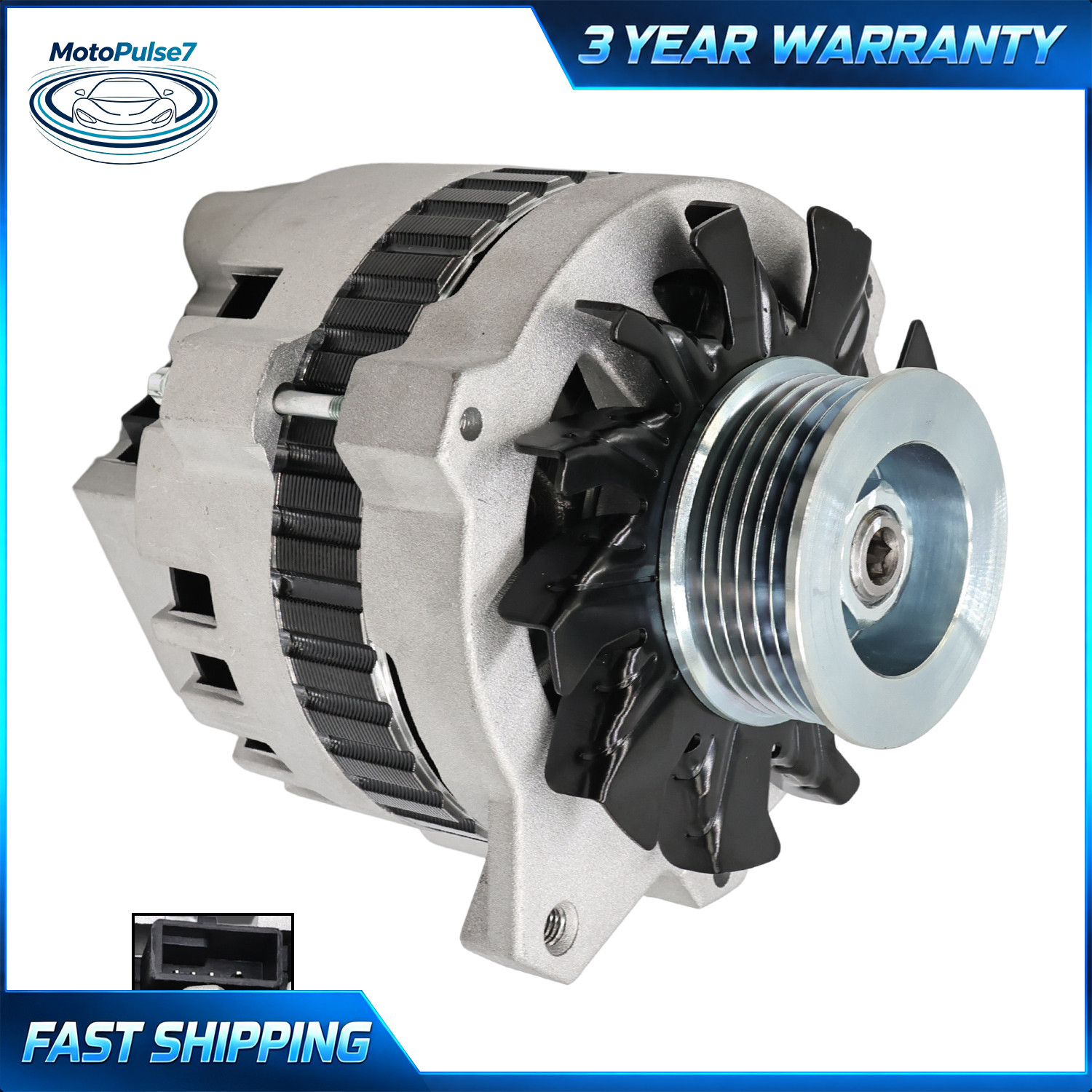 Alternator For 1993-96 GMC K3500 Chevy C/K 1500 2500 3500 HD V8 5.7L 105A