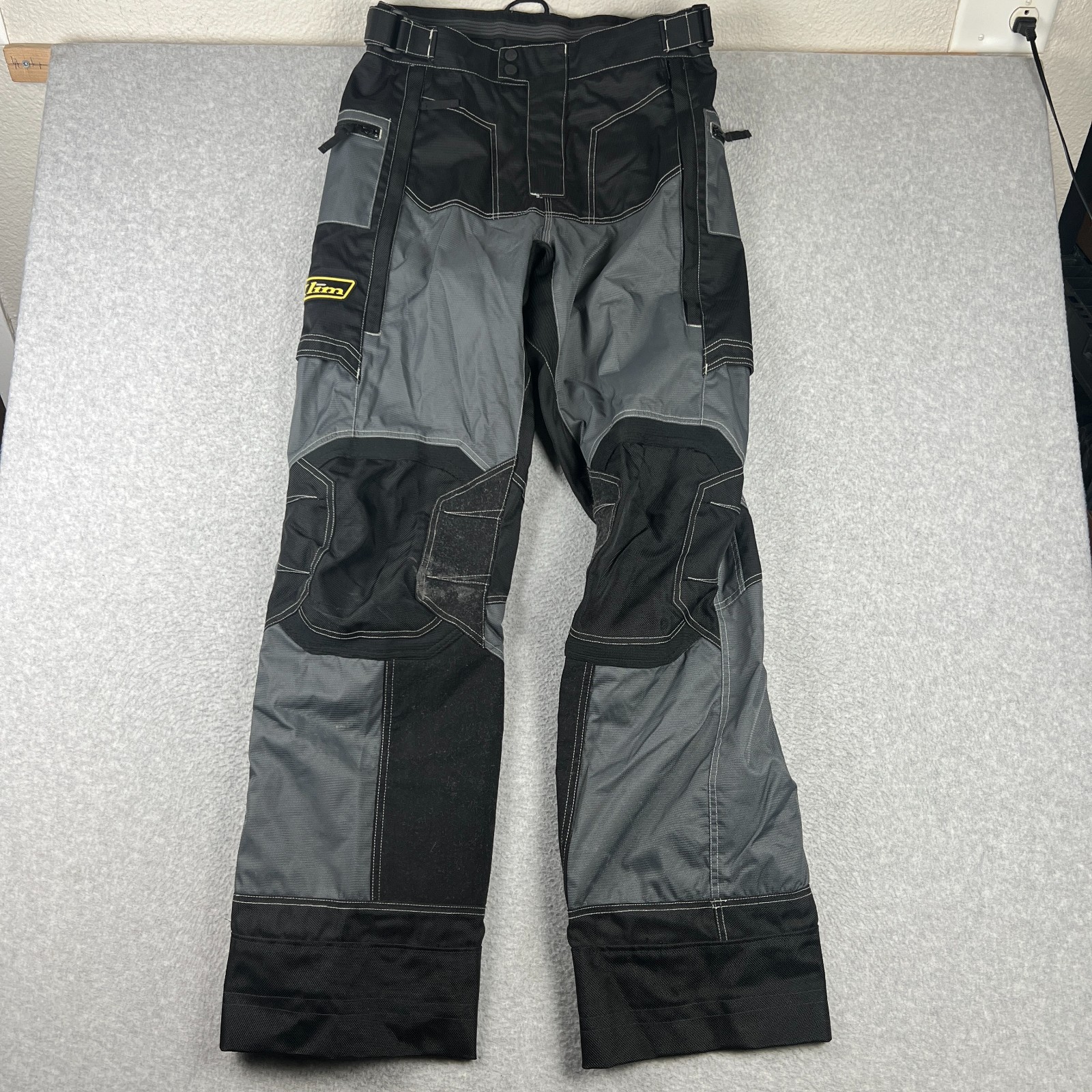 KLIM Motorcycle Riding Motocross Pants Armortex 34x35 Mens Grey Black KLIM Motorcycle Riding Motocross Pants Armortex 34x35 Mens Grey Black