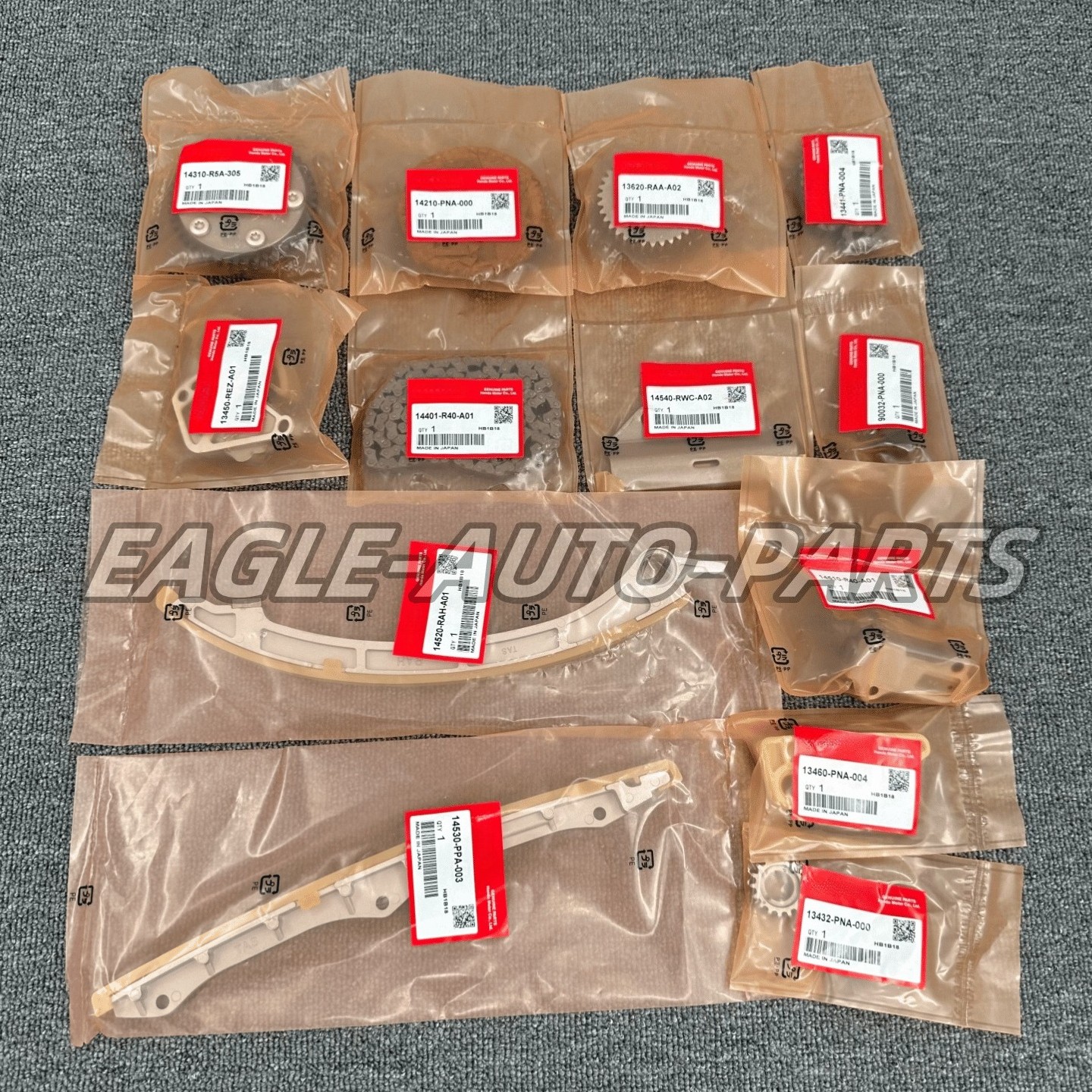 OEM 13Pcs Timing Chain VVT Sprocket SET Kit for 08-15 Honda Acura Accord TSX K24
