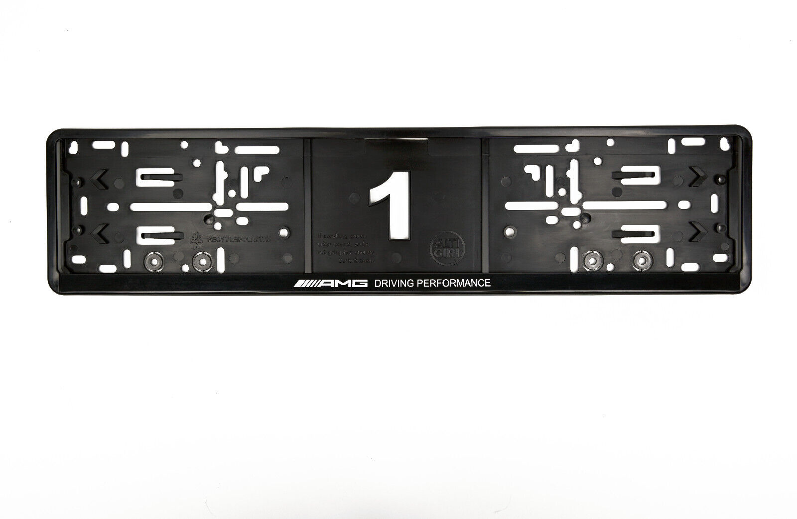 2 x AMG Euro License Number Plate Frame