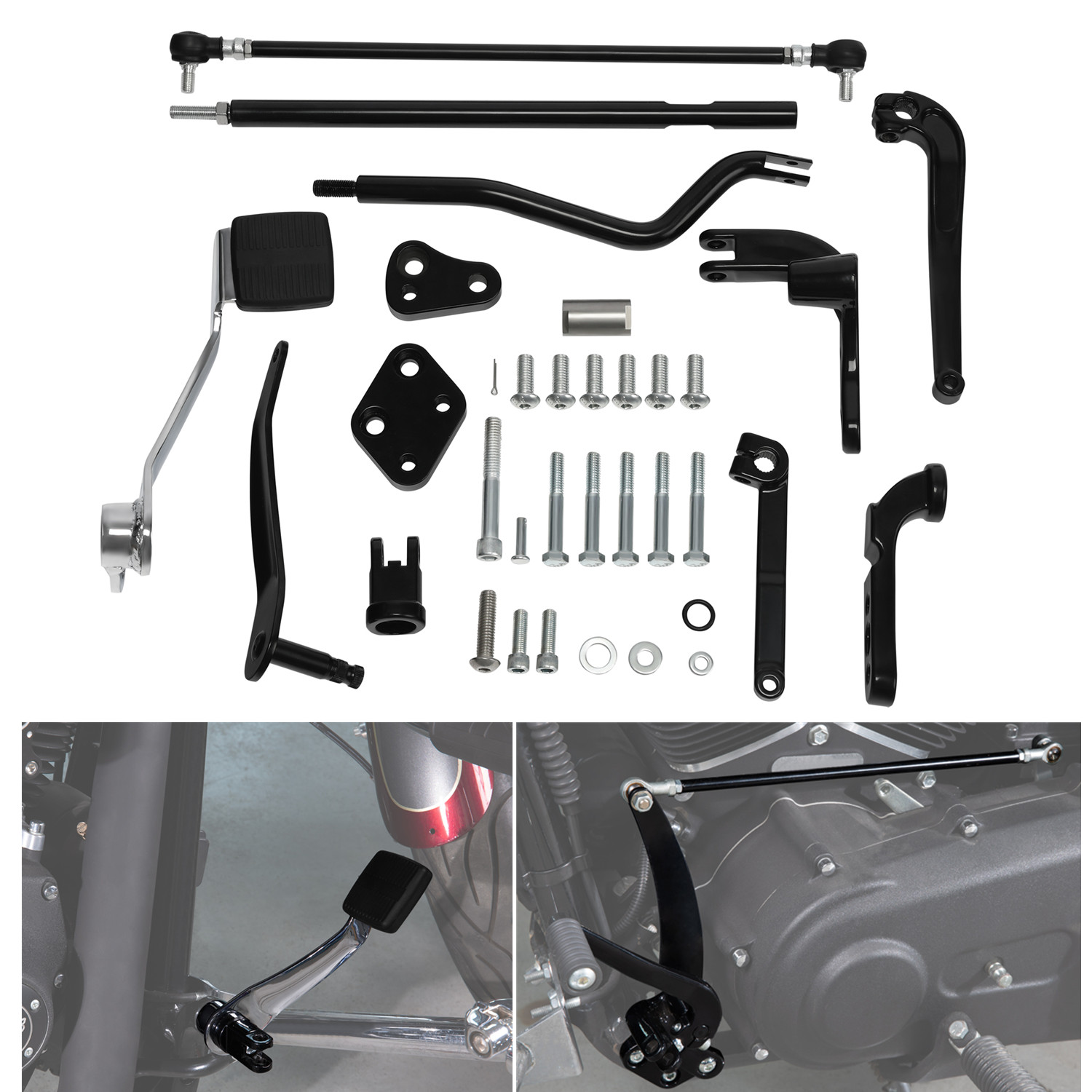 New Standard Forward Control Kit For Harley Dyna Street Bob 2006-17 Mid Controls