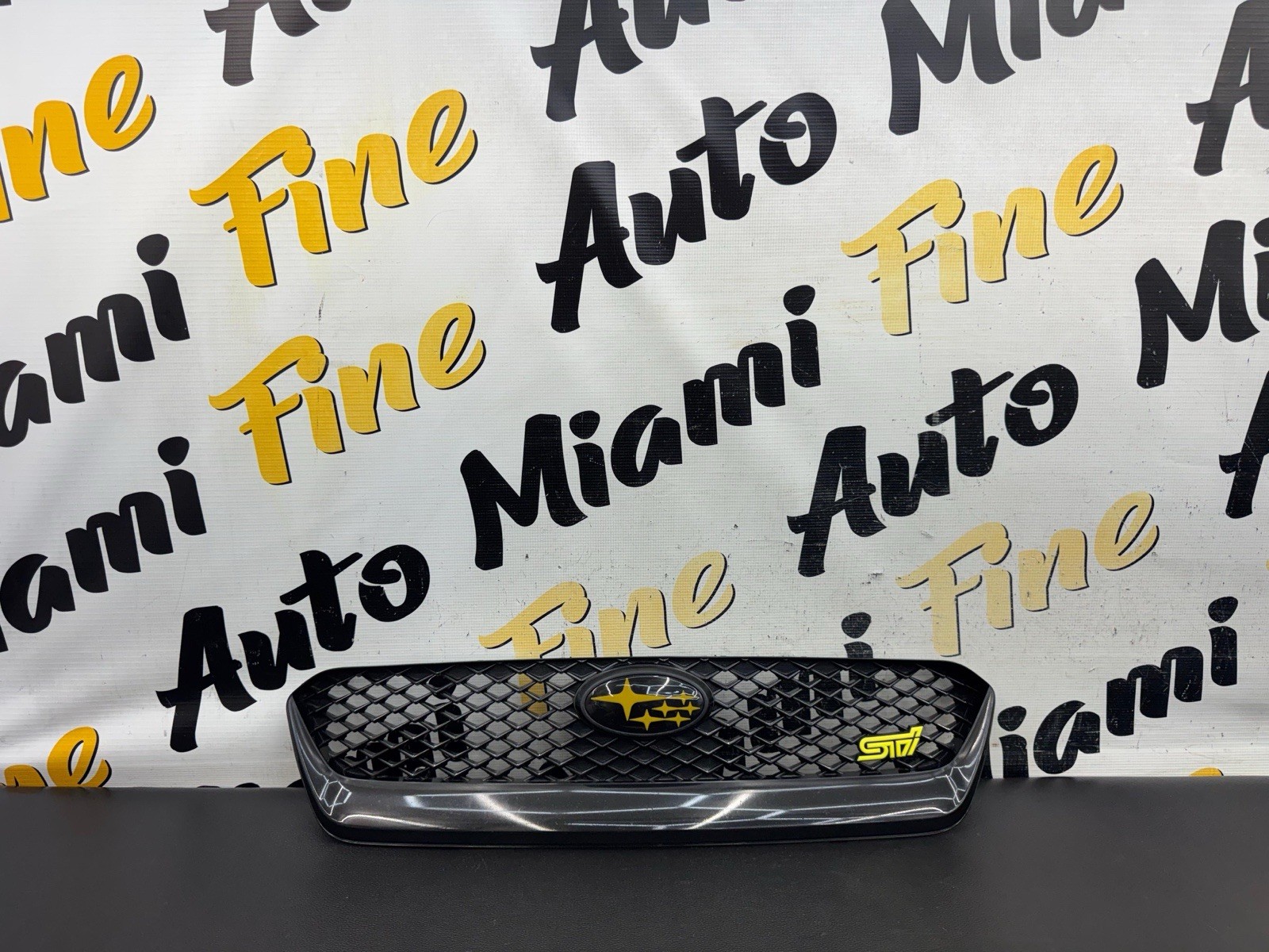 15-17 Subaru WRX STI Front Bumper Grille with Emblem OEM
