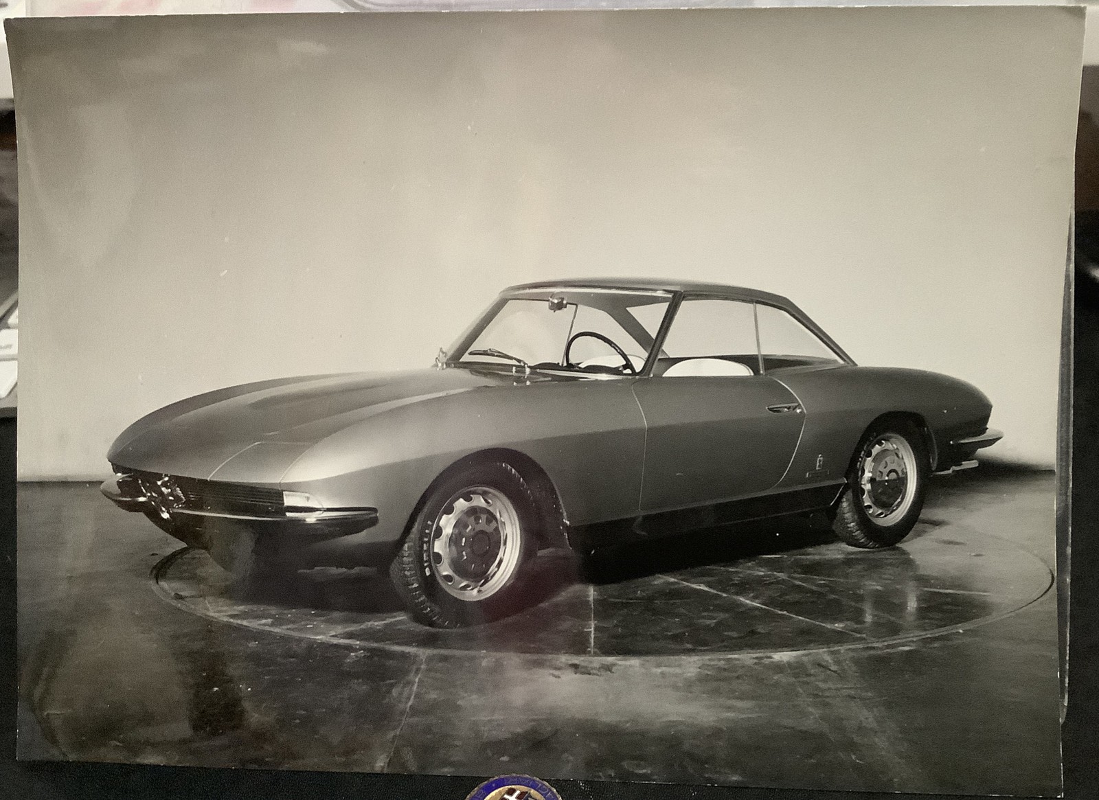 Rare 1963 Pininfarina Alfa Romeo 2600 Special Coupe Factory Photo