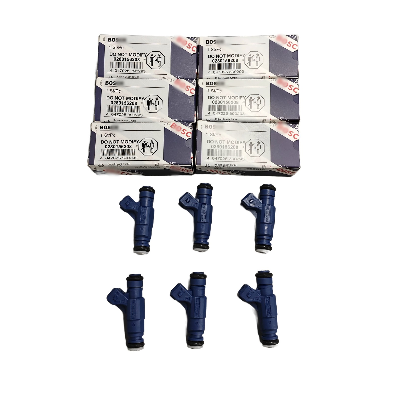 6pcs BOSCH Fuel Injector For Ford Ranger Mazda B4000 Mercury Mountaineer