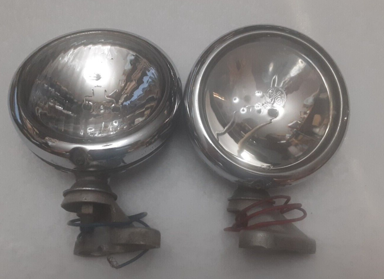 ** Vintage KD 892 SAE F69 Clear Fog Lamps 5\ ** Vintage KD 892 SAE F69 Clear Fog Lamps 5\