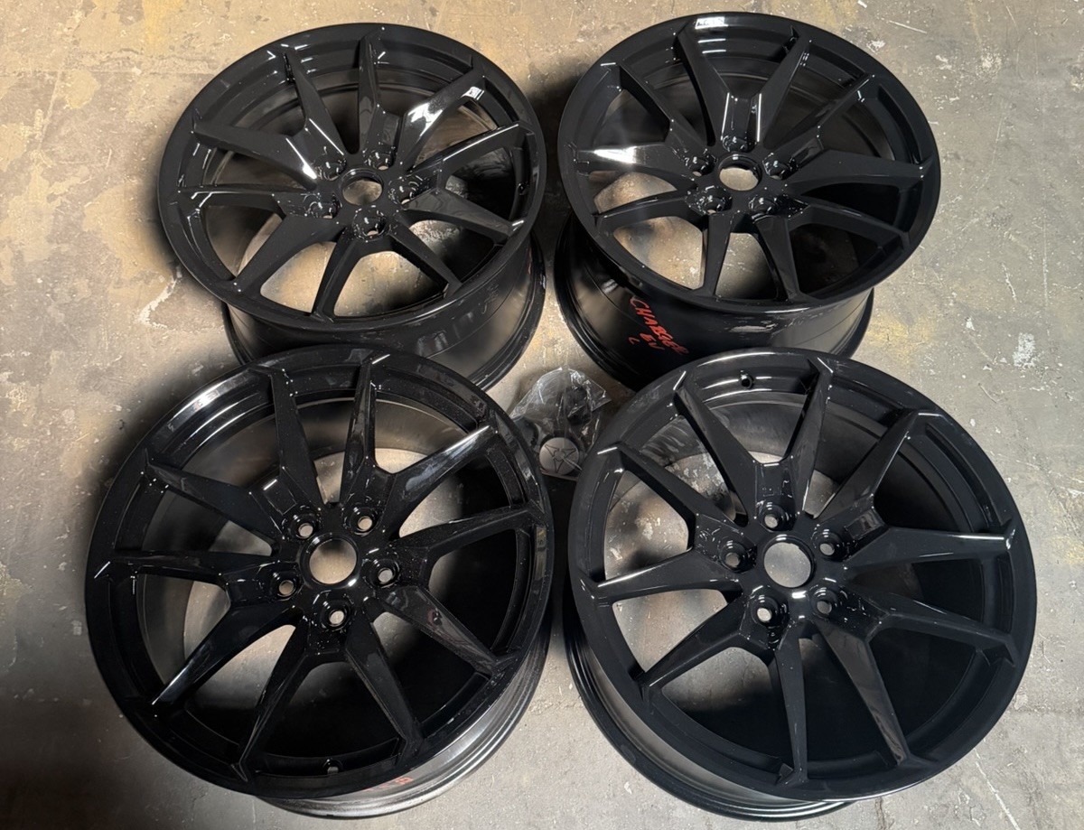 2025 2026 20” Factory OEM Dodge Charger Gloss  Black Wheels Rims