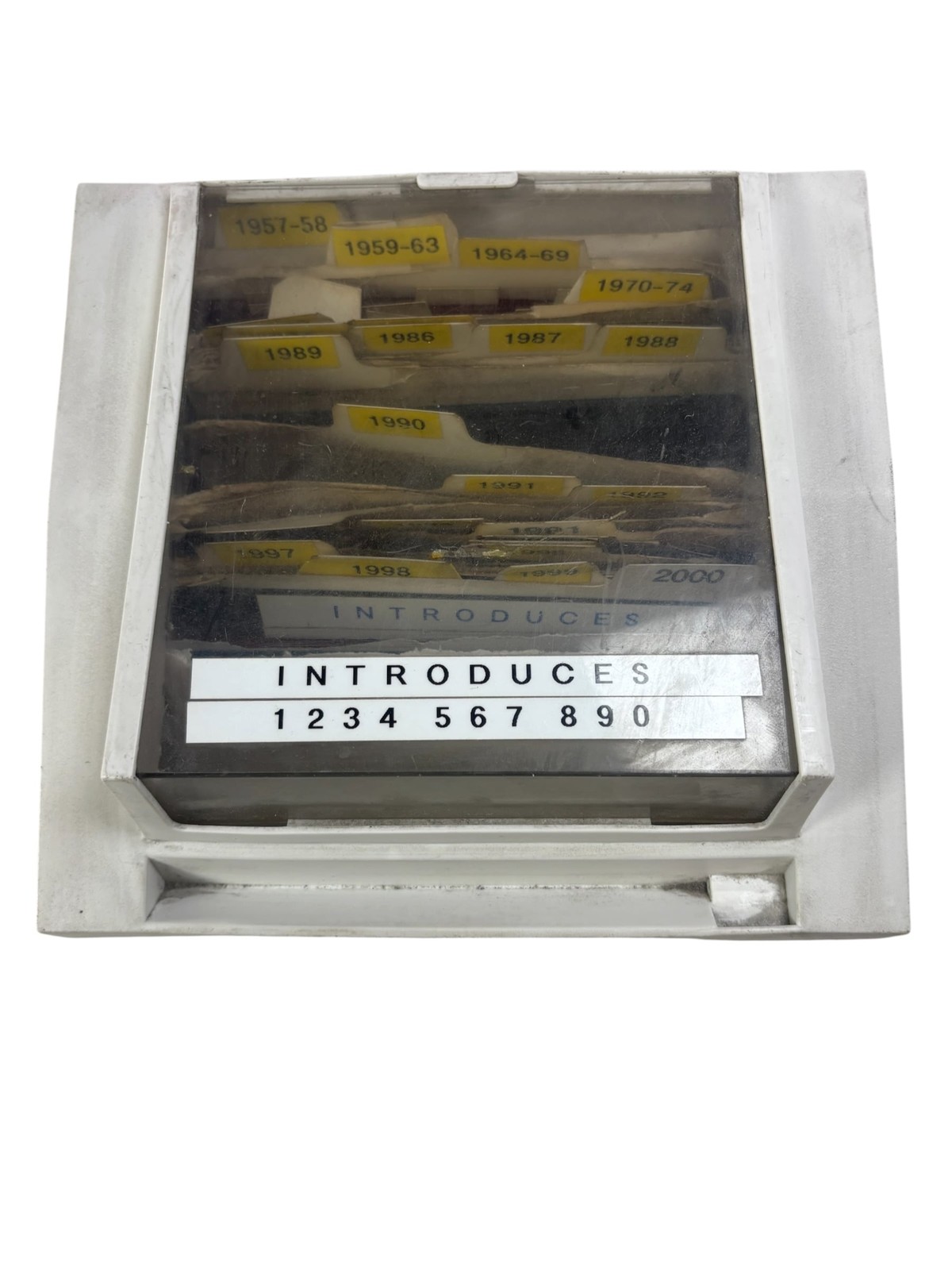 Vintage Johnson Evinrude Outboard Microfiche Cards Parts Catalog Lot Box OEM