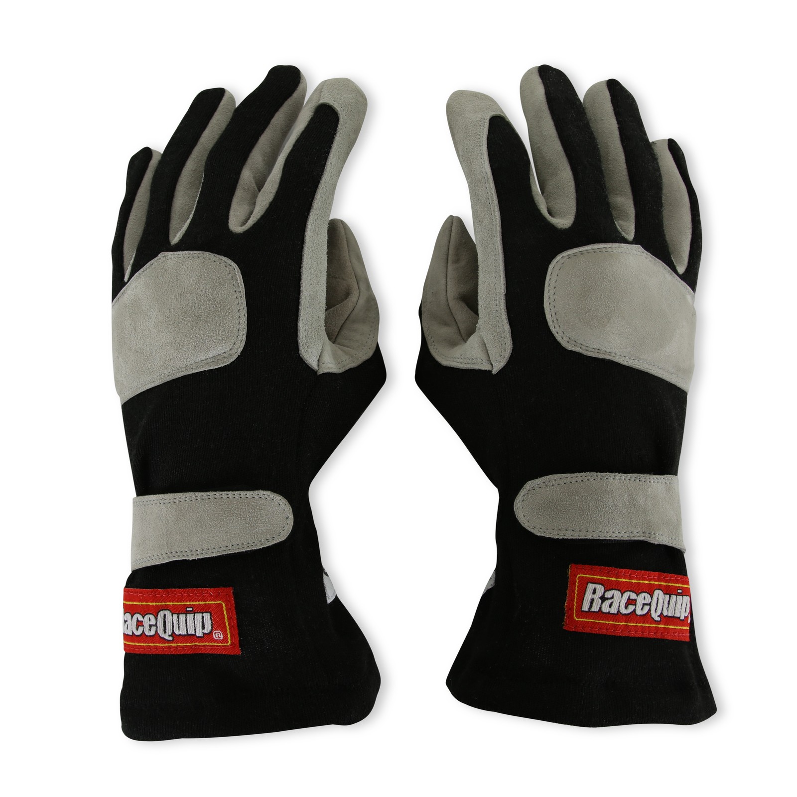 RaceQuip 351003RQP 351 Series 1-Layer Nomex Race Gloves Black Medium
