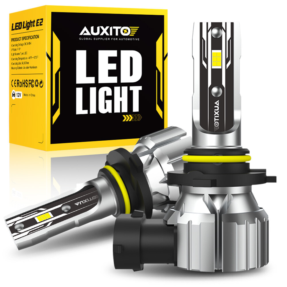 9005 HB3 LED Headlight Super Bright Bulbs Kit White 6500K 50000LM High/Low Beam