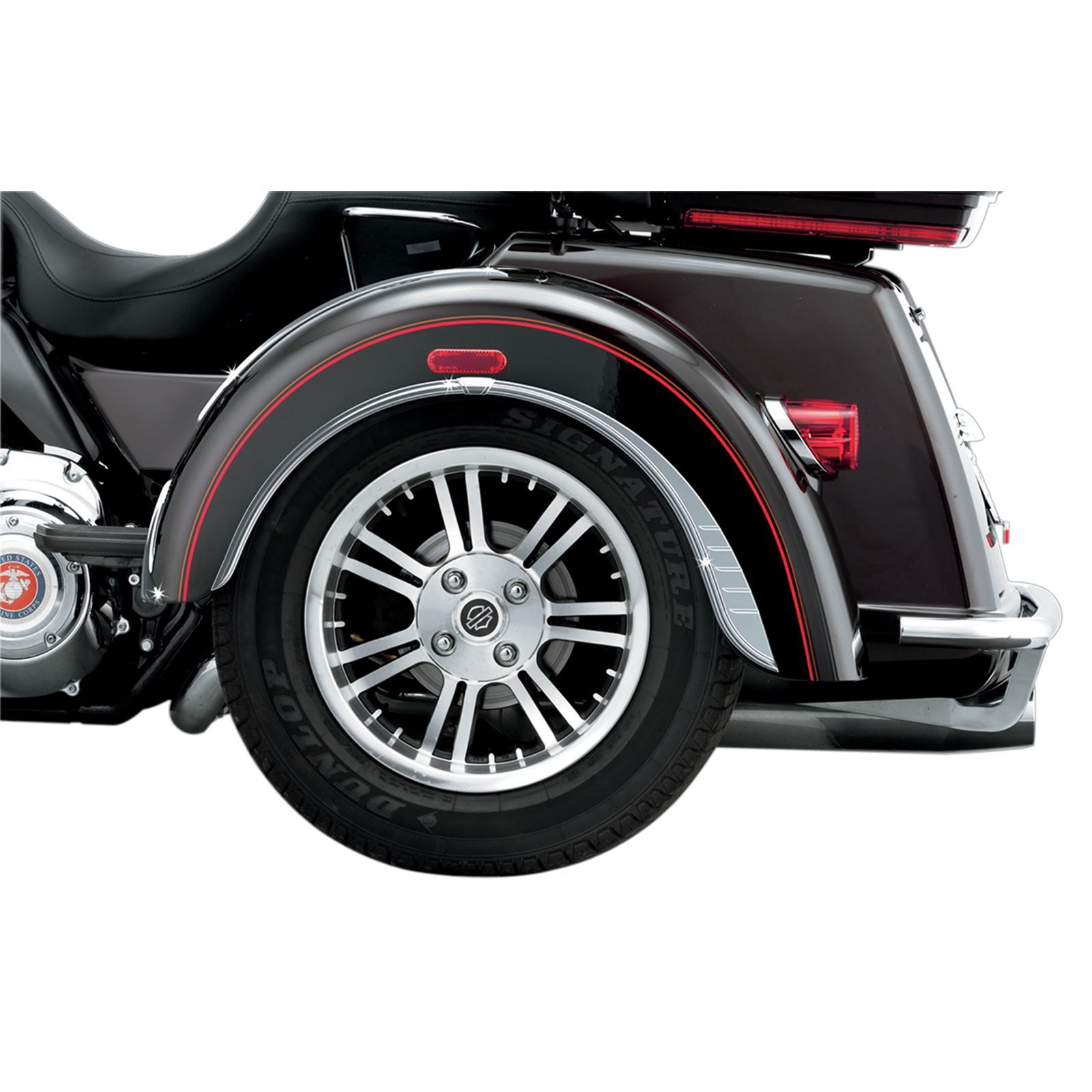 Kuryakyn Rear Fender Flare - Chrome For Harley Trikes \'09-20 OPEN-BOX 7214