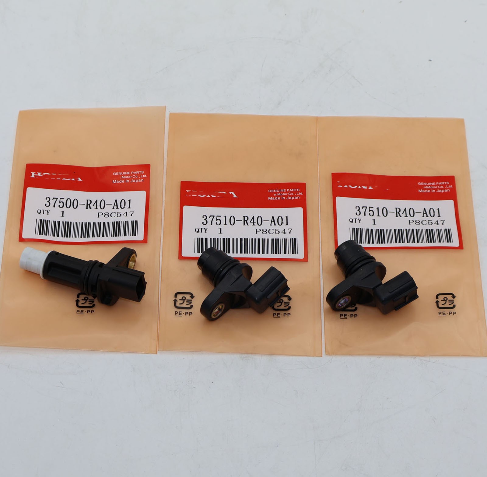 Camshaft Crankshaft Position Sensor For Honda 2008-2015 Accord L4 2.4L 3Pcs